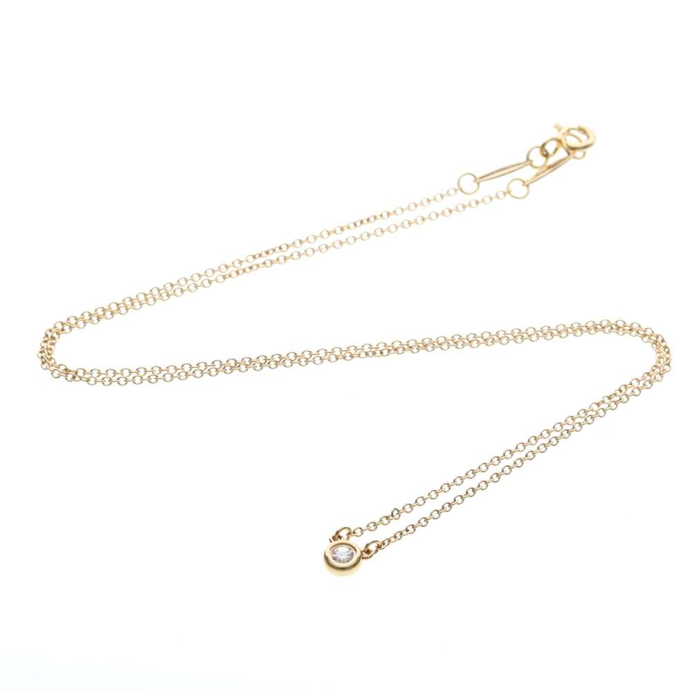 Tiffany & Co. Elsa Peretti Diamonds By The Yard Pendant 18K Rose Gold and Diamon